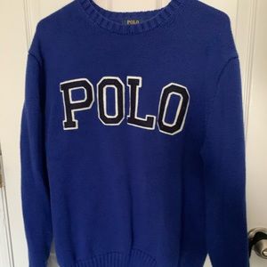 Ralph Lauren oversized Sweater royal blue XL